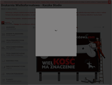 Tablet Screenshot of drukarniawielkoformatowa.eu
